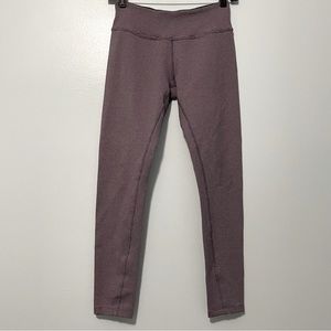 Beyond Yoga Pink Gray Textured Leggings Size S